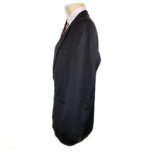 Vtg Giorgo Armani Blazer Charcoal Marshall Fields - Picture 3 of 8